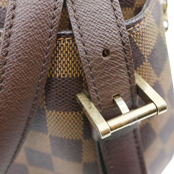 Louis Vuitton  Belem MM Damier Ebene Shoulder Bag Brown - Picture 10 of 13